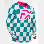 King Jersey turquoise-pink FX